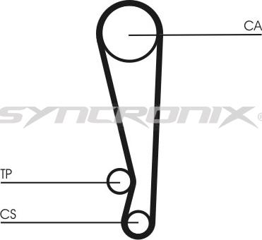 SYNCRONIX SY1101024 - Zobsiksnas komplekts adetalas.lv