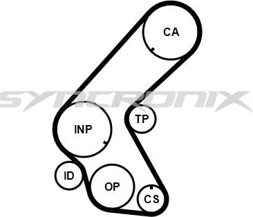 SYNCRONIX SY1101078 - Zobsiksnas komplekts adetalas.lv