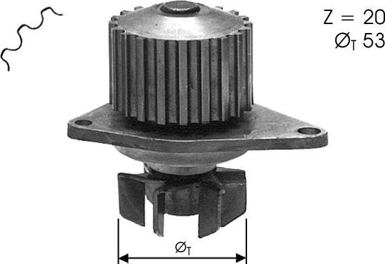 TECDRIVE TPAE0010 - Ūdenssūknis adetalas.lv