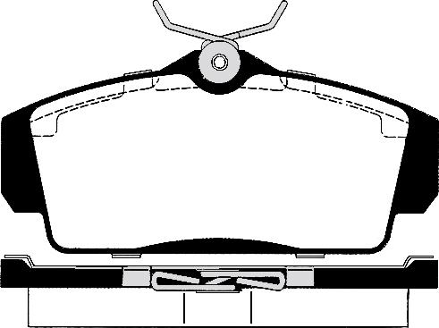 BOSCH 986424490 - Bremžu uzliku kompl., Disku bremzes adetalas.lv