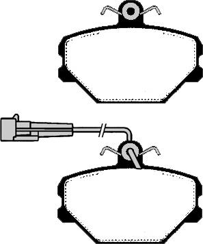 Open Parts BDM6018.20 - Bremžu uzliku kompl., Disku bremzes adetalas.lv