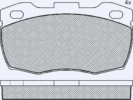 TRUPART DP8871RS - Bremžu uzliku kompl., Disku bremzes adetalas.lv