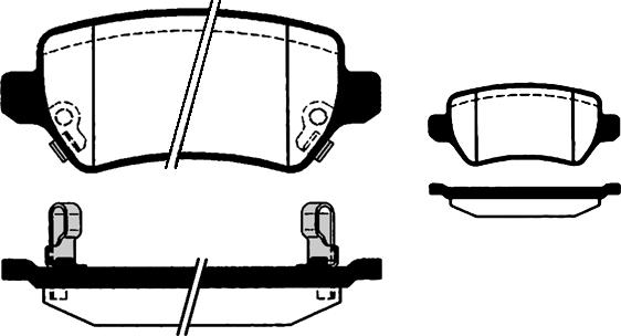 BENDIX 510239 - Bremžu uzliku kompl., Disku bremzes adetalas.lv