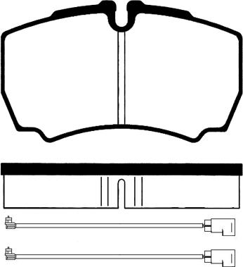 Magneti Marelli PF0474 - Bremžu uzliku kompl., Disku bremzes adetalas.lv