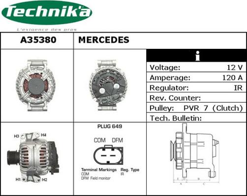 Technika A35380 - Ģenerators adetalas.lv