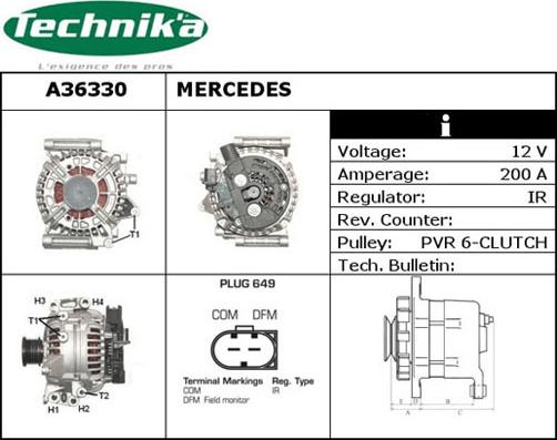 Technika A36330 - Ģenerators adetalas.lv