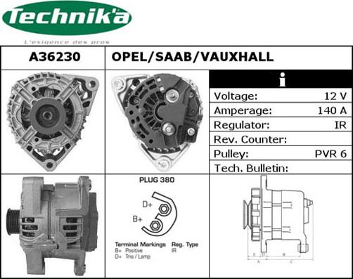 Technika A36230 - Ģenerators adetalas.lv