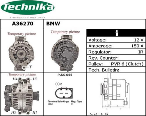 Technika A36270 - Ģenerators adetalas.lv