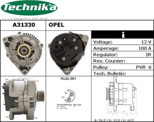 Technika A31330 - Ģenerators adetalas.lv