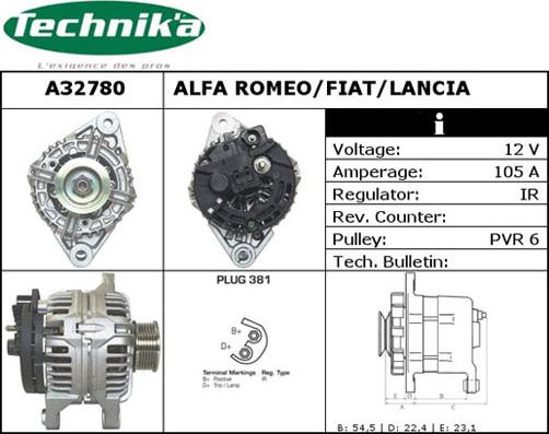 Technika A32780 - Ģenerators adetalas.lv