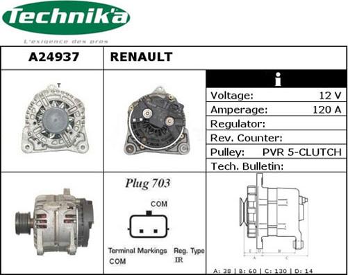 Technika A24937 - Ģenerators adetalas.lv