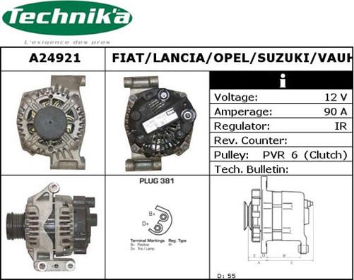 Technika A24921 - Ģenerators adetalas.lv