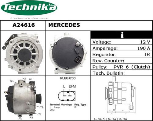 Technika A24616 - Ģenerators adetalas.lv