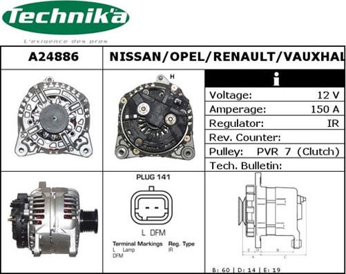 Technika A24886 - Ģenerators adetalas.lv