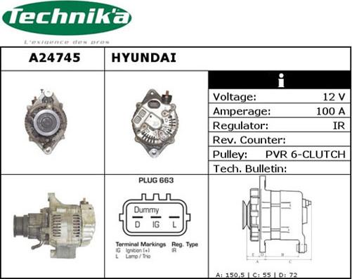 Technika A24745 - Ģenerators adetalas.lv