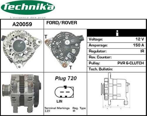 Technika A20059 - Ģenerators adetalas.lv