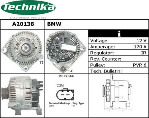 Technika A20138 - Ģenerators adetalas.lv