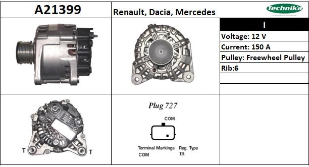 Technika A21399 - Ģenerators adetalas.lv