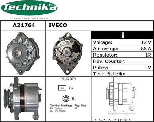 Technika A21764 - Ģenerators adetalas.lv