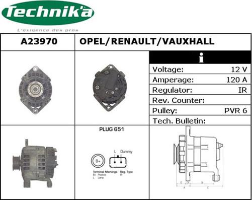 Technika A23970 - Ģenerators adetalas.lv