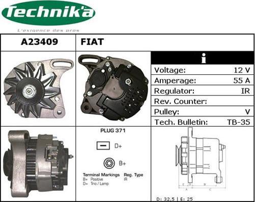 Technika A23409 - Ģenerators adetalas.lv