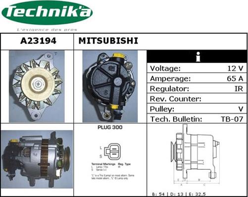 Technika A23194 - Ģenerators adetalas.lv