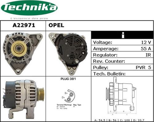 Technika A22971 - Ģenerators adetalas.lv