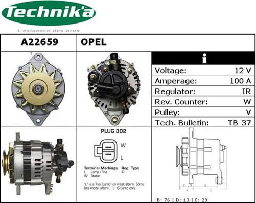 Technika A22659 - Ģenerators adetalas.lv