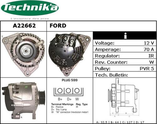 Technika A22662 - Ģenerators adetalas.lv