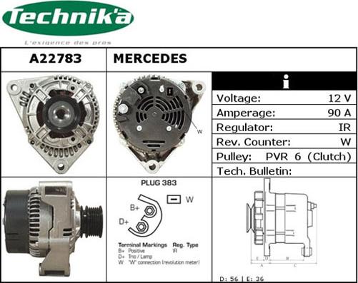 Technika A22783 - Ģenerators adetalas.lv