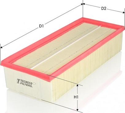 Tecneco Filters AR627PM - Gaisa filtrs adetalas.lv