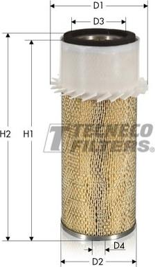 Tecneco Filters AR496-I - Gaisa filtrs adetalas.lv