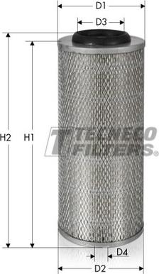 Tecneco Filters AR526-I - Gaisa filtrs adetalas.lv