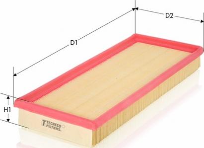 Tecneco Filters AR138PM - Gaisa filtrs adetalas.lv