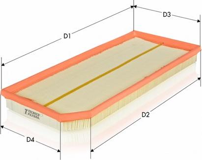 Tecneco Filters AR9649PM - Gaisa filtrs adetalas.lv