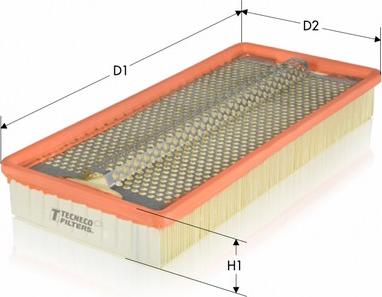 Tecneco Filters AR341PM - Gaisa filtrs adetalas.lv