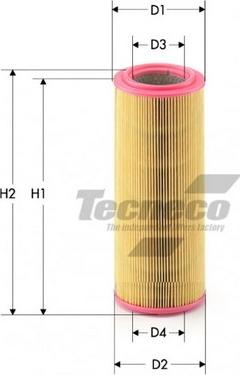 Tecneco Filters AR2134 - Gaisa filtrs adetalas.lv