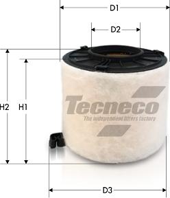 Tecneco Filters AR2253S - Gaisa filtrs adetalas.lv