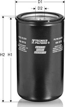 Tecneco Filters GS97/2 - Degvielas filtrs adetalas.lv