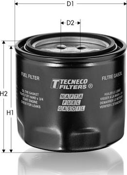 Tecneco Filters GS4766 - Degvielas filtrs adetalas.lv