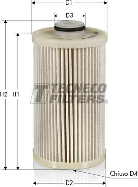 Tecneco Filters GS011234-E - Degvielas filtrs adetalas.lv