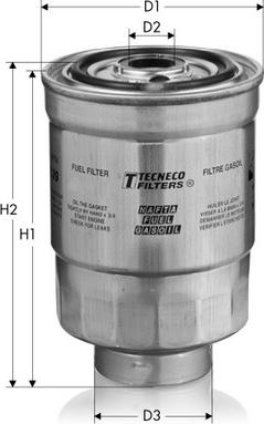 Tecneco Filters GS141 - Degvielas filtrs adetalas.lv