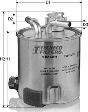 Tecneco Filters GS10395 - Degvielas filtrs adetalas.lv