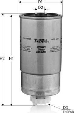 Tecneco Filters GS111 - Degvielas filtrs adetalas.lv