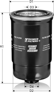 Tecneco Filters GS8019 - Degvielas filtrs adetalas.lv