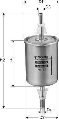 Tecneco Filters IN56 - Degvielas filtrs adetalas.lv