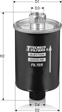 Tecneco Filters IN3727 - Degvielas filtrs adetalas.lv