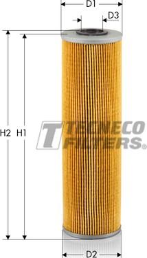 Tecneco Filters OL0612 - Eļļas filtrs adetalas.lv