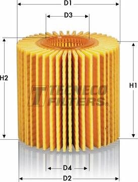 Tecneco Filters OL010358-E - Eļļas filtrs adetalas.lv