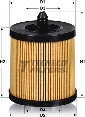 Tecneco Filters OL0115-E - Eļļas filtrs adetalas.lv